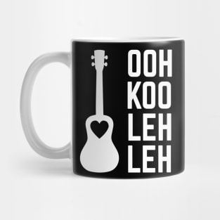 Funny Ukelele Pronunciation for Musicians Mug